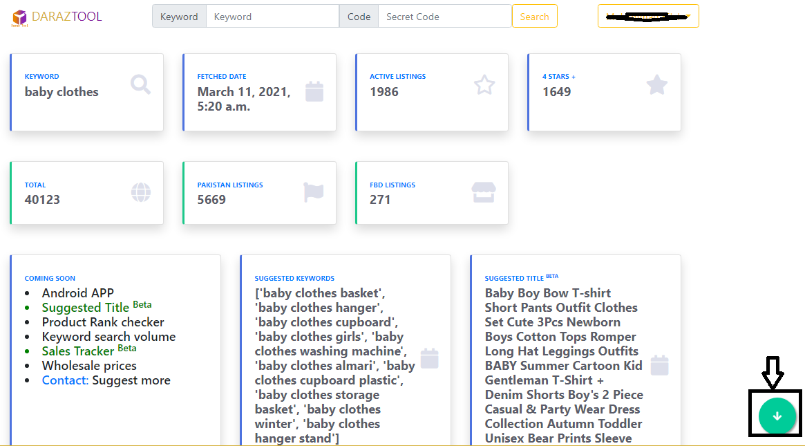Overall Listing Details