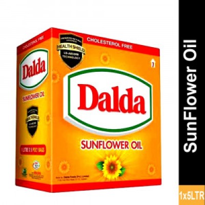 Dalda Sunflower Oil Carton (1KG x5)