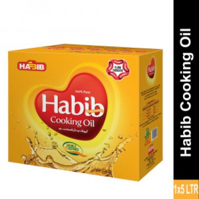 Habib Cooking Oil Carton (1KG x5)