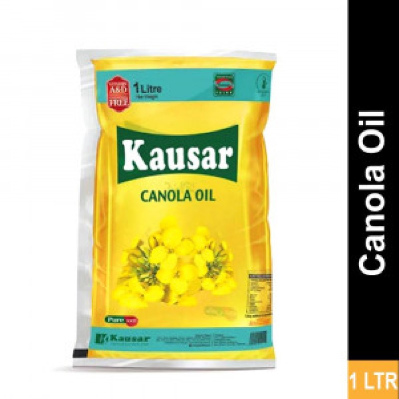 Kausar Canola Oil 1 Litre Pouch