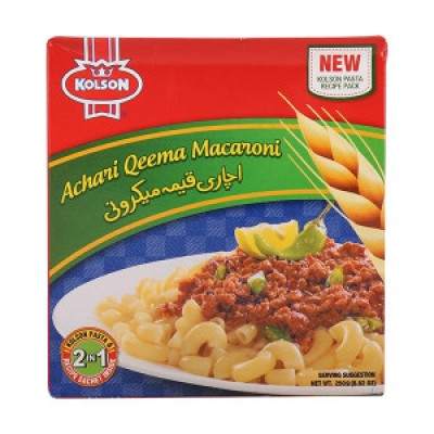 Kolson Achari Qeema Macaroni