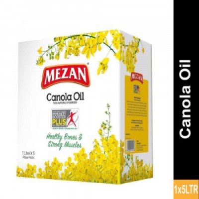 Mezan Canola Oil Carton (1KG x5)