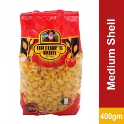 NATURES 400g SHELL MEDIUM PASTA