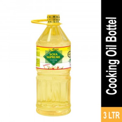 Soya Supreme Cooking Oil 3 Litre Bottle