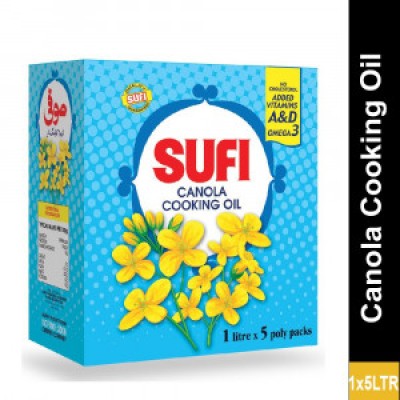 Sufi Canola Oil Carton (1KG x5)
