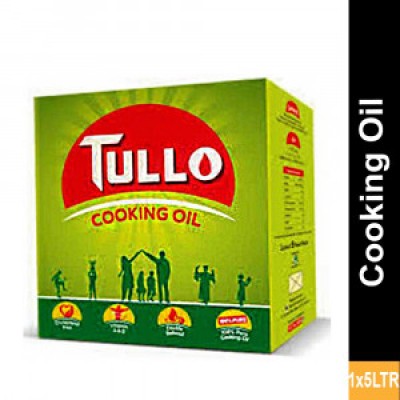 Tullo Cooking Oil Double Refined Carton (1KG x5)