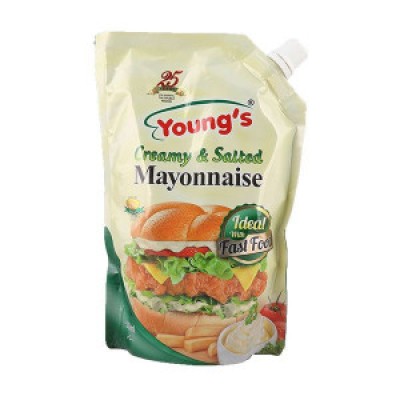 Youngs Creamy & Salted Mayonnaise Pouch