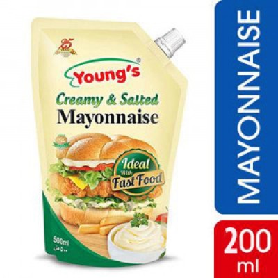 Youngs Creamy & Salted Mayonnaise Fast Food